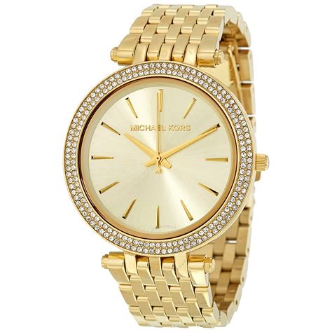 michael kors damenuhr gold|michael kors leather watches.